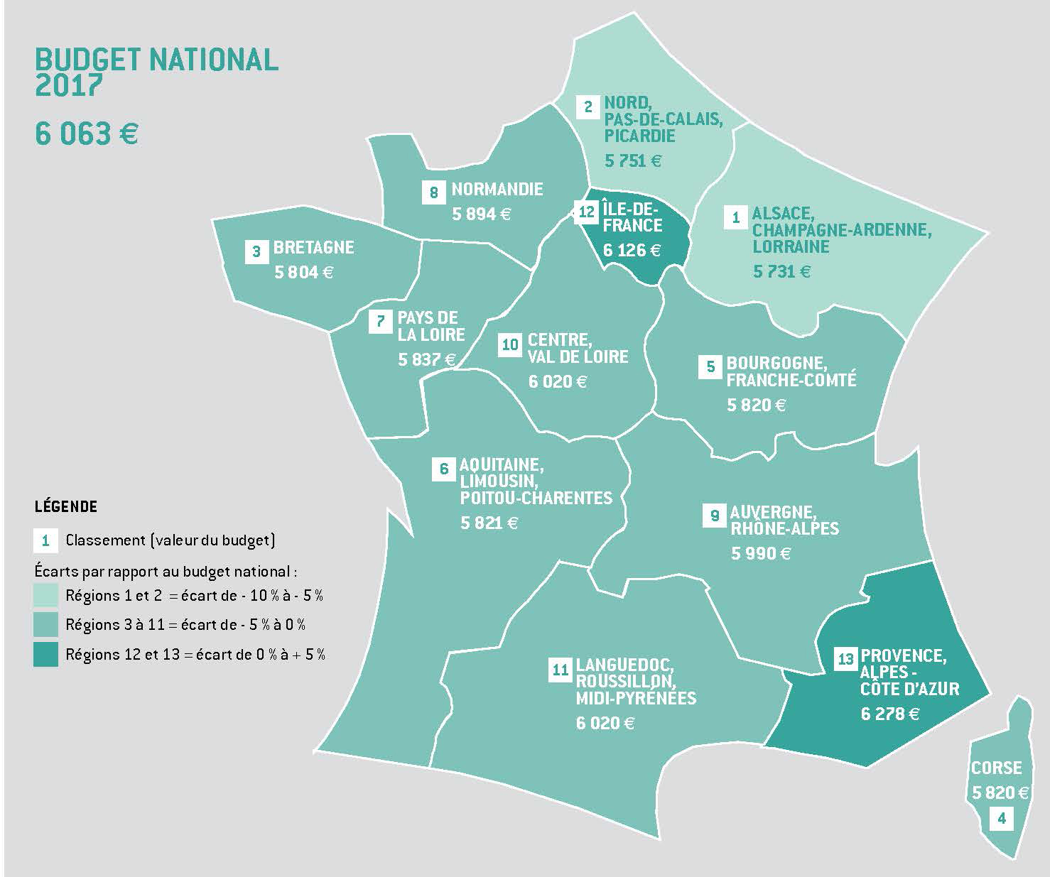 Carte regions