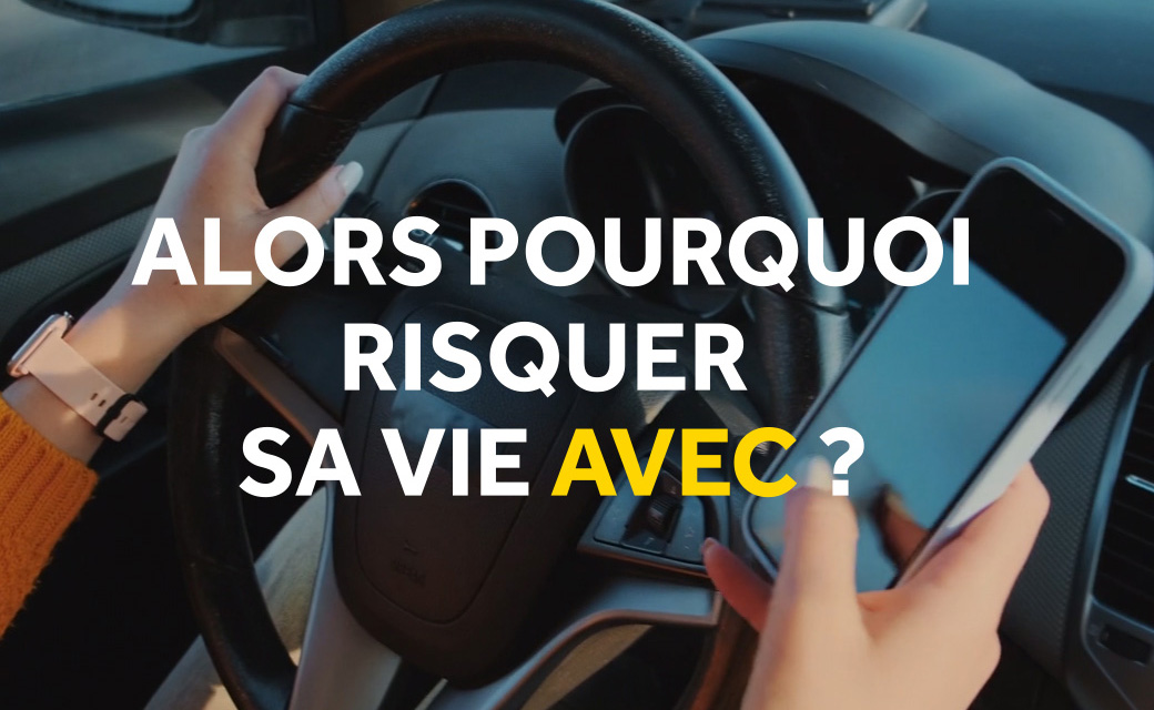 Une campagne contre les distracteurs au volant