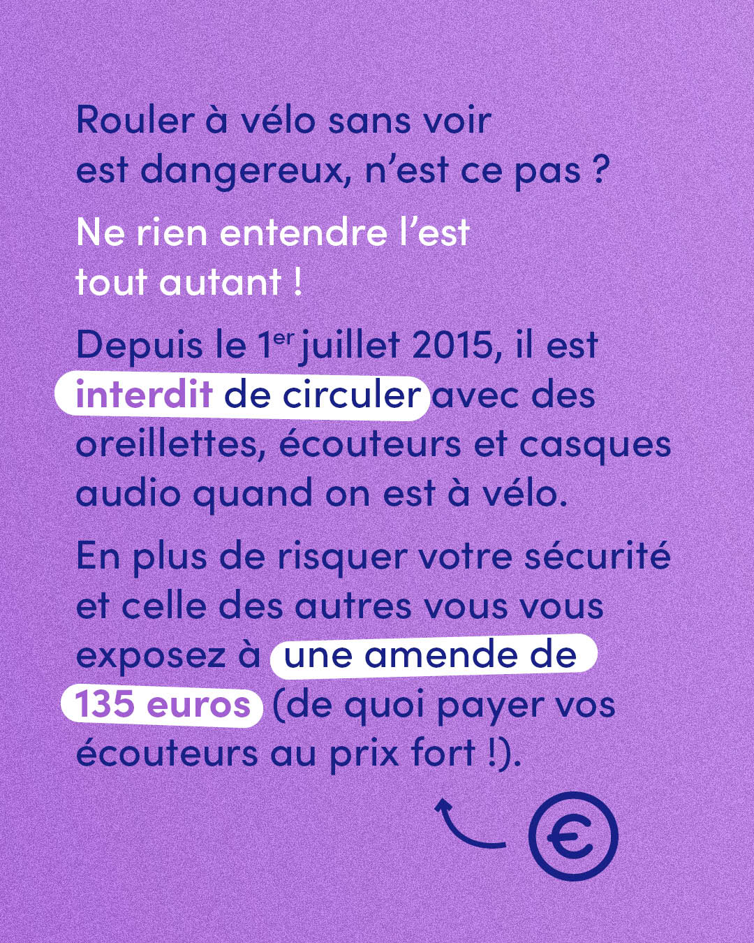 MCF Post LeSaviezVous2 écouteurs vélo