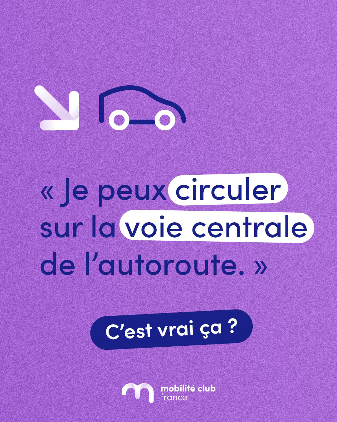 MCF Post LeSaviezVous circuler voie centrale