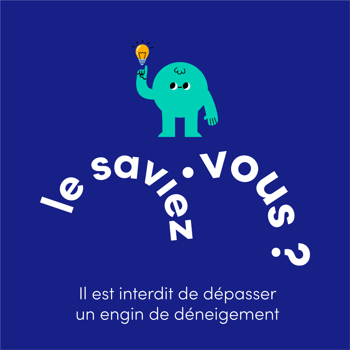 Un engin de déneigement