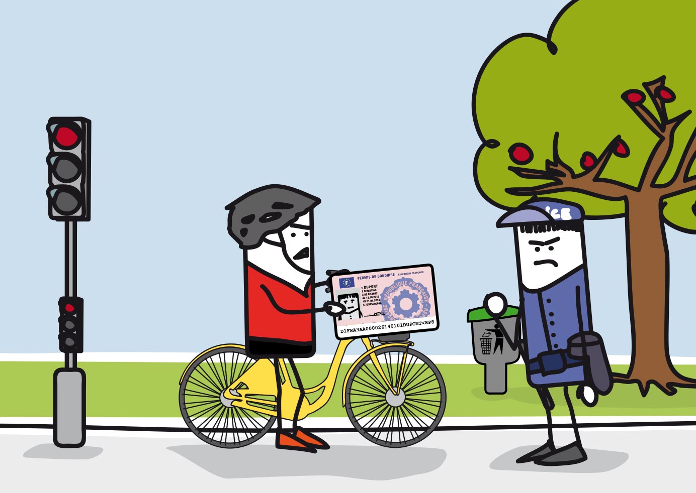 Retrait de points à vélo : la fin d’une légende