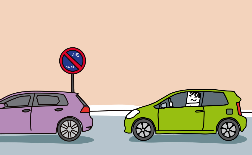 Je me gare où ? À droite ou à gauche ?