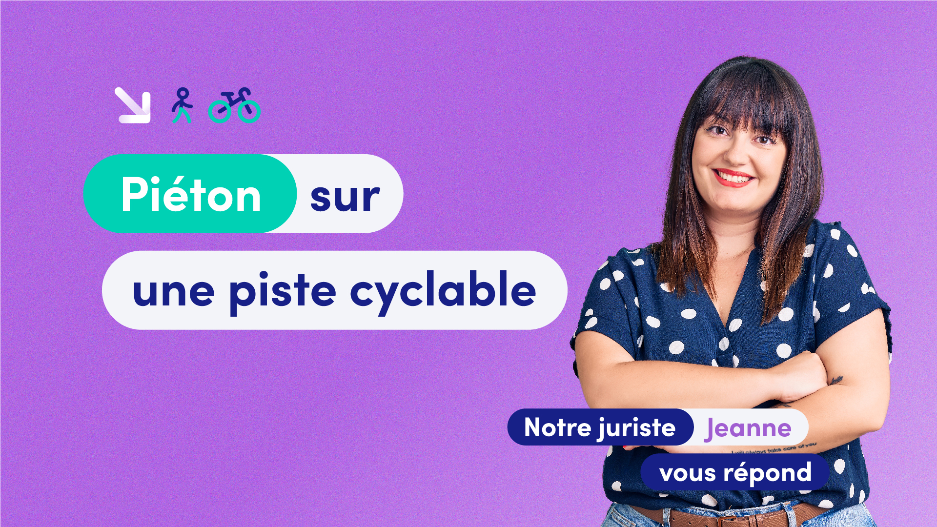 Marcher sur une piste cyclable quand il n’y a pas de trottoir