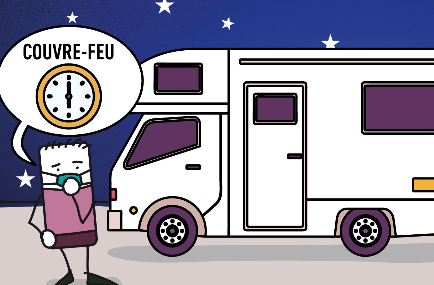 Couvre-feu et camping-car