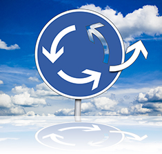 La circulation dans un rond-point
