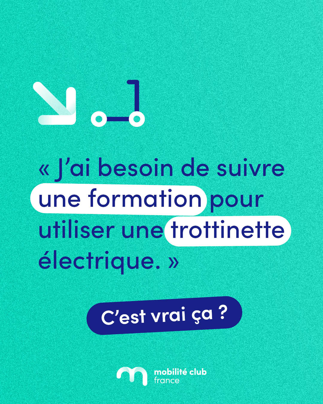 MCF Post LeSaviezVous permis trottinette