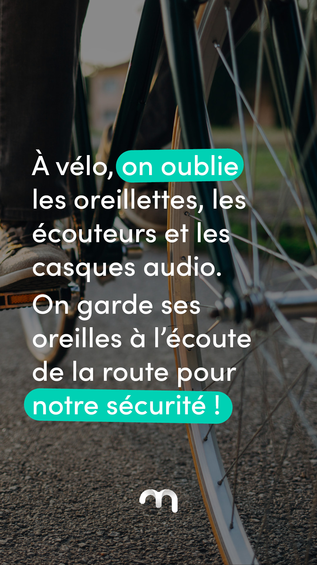 MCF Story Conseil Cyclistes écouteurs