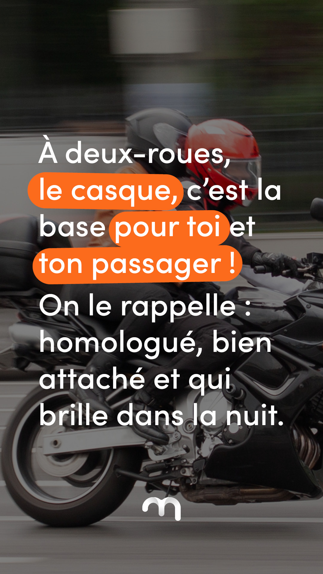 MCF Story Conseil Deux roues casque passager