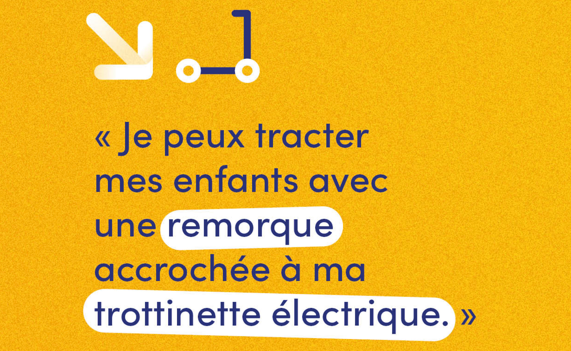Le saviez-vous ? Tracter une remorque à trottinette