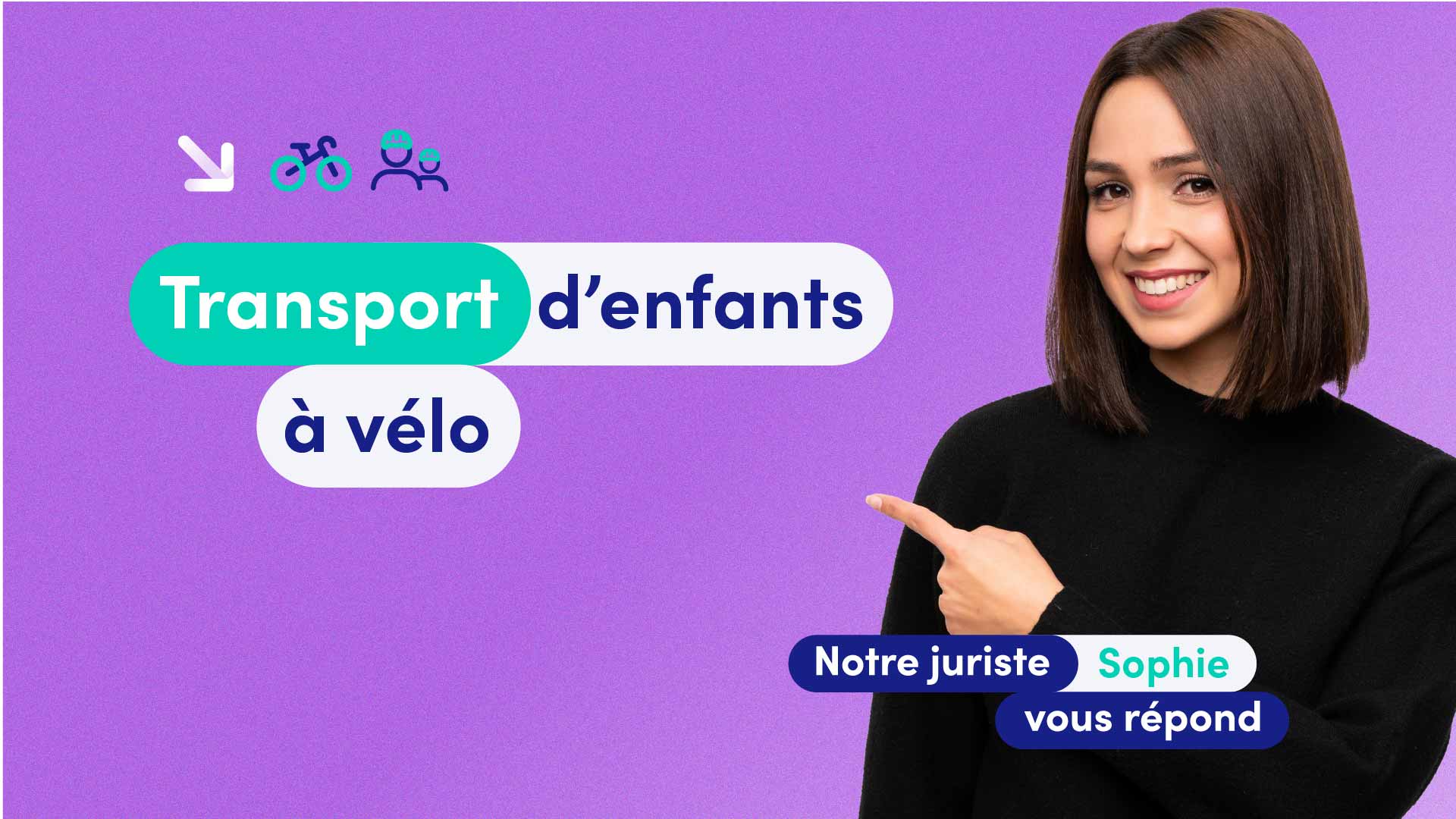 Transport d’enfants à vélo